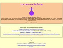 Tablet Screenshot of caminosdecristo.net